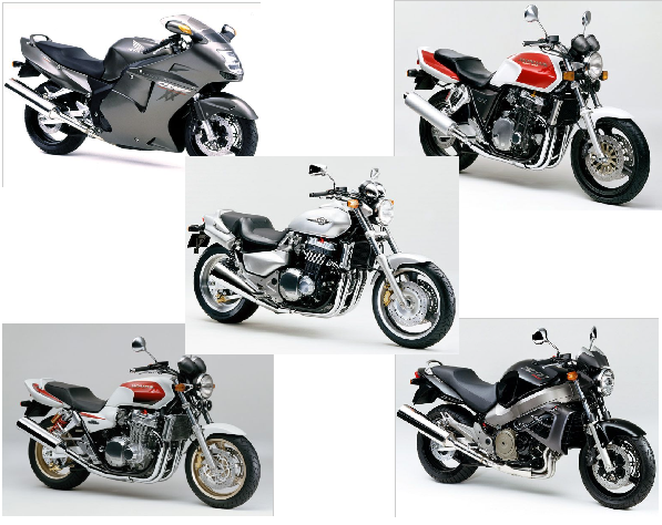 CBR1100XX
CB1300(SC40)
CB1300(SC30)
X11
X4